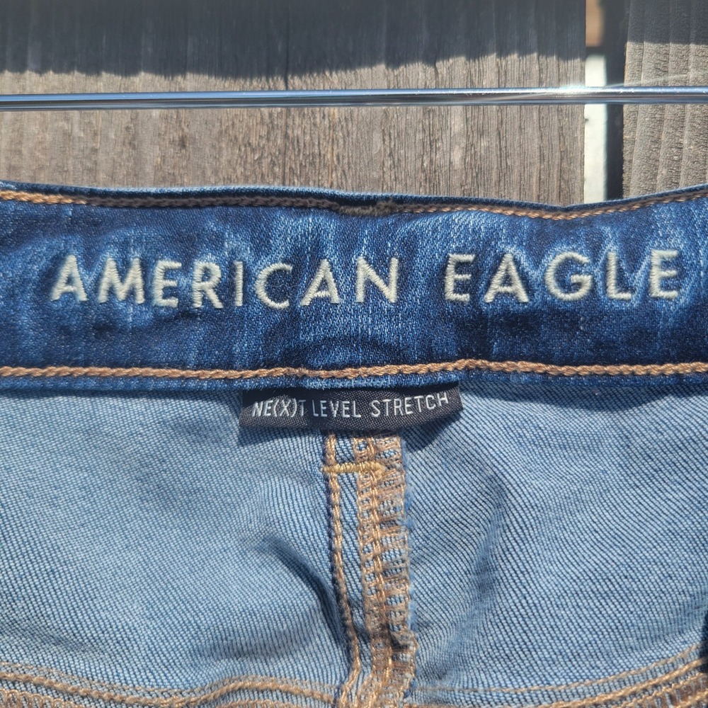 American Eagle Highest Rise Jegging Womens 16 R Plus Next Level Stretch Denim - Picture 3 of 9